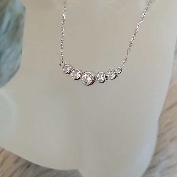2/$30💕 BNWT Charmed Aroma Adjustable Sterling Silver Necklace - Picture 3 of 5